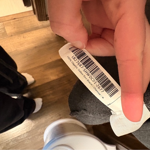 Quince Charcoal Women's Blazer - Picture 5 of 6